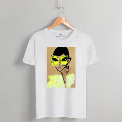 T-Shirt yellow glasses A